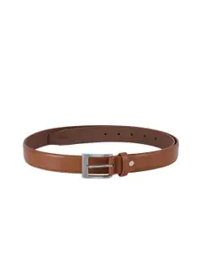Kara Men Tan Brown Textured Belt