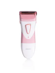 Philips Women HP6306/00 SatinShave Essential Wet & Dry Cordless Electric Shaver - Pink
