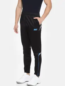 The Indian Garage Co Men Black Solid Track Pants