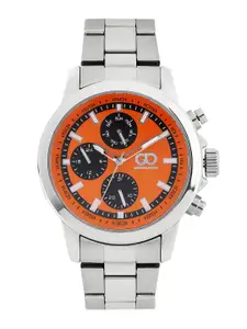 GIO COLLECTION Men Orange Dial Watch AD-0059-A