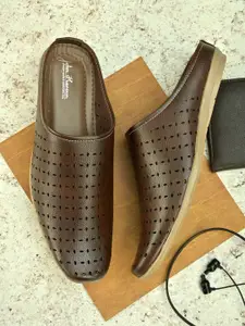 John Karsun Men Brown Comfort Sandals
