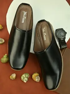 John Karsun Men Black Comfort Sandals