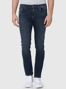 SELECTED Men Blue Slim Fit Low-Rise Light Fade Stretchable Jeans