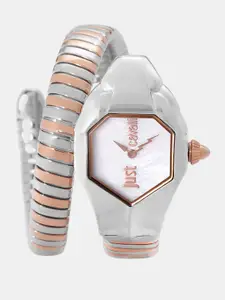 Just Cavalli Women White Wraparound Analogue Watch JC1L001M0045