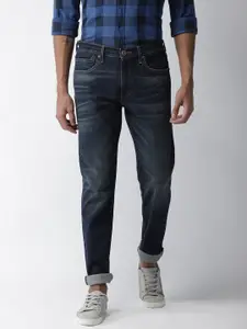 Levis Men Blue Slim Tapered Fit Low-Rise Clean Look Stretchable 512 Jeans