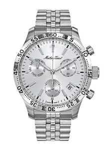 Mathey-Tissot Swiss Made Men Type 22 Chronograph Silver Dial Watch H1822CHAS