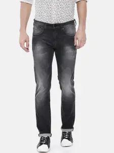Pepe Jeans Men Black Vapour Slim Fit Low-Rise Clean Look Stretchable Jeans