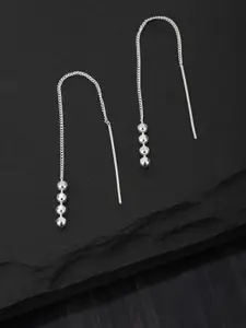 Carlton London 925 Sterling Silver Needle Drop Earrings