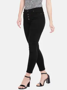 Chemistry Women Black Skinny Fit Mid-Rise Clean Look Stretchable Jeans