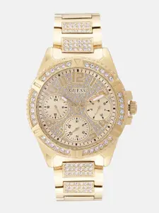GUESS Women Gold-Toned Analogue Watch W1156L2_OR