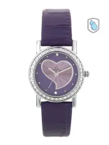 maxima Women Purple Analogue Watch 30170LMLI