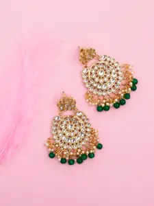 Peora 18K Gold-Plated Crescent Shaped Chandbalis