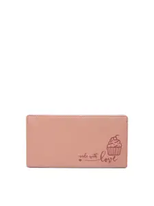 Baggit Women Pink Printed Two Fold Wallet