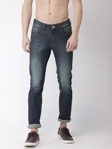 Flying Machine Men Blue Skinny Jackson Fit Low-Rise Clean Look Stretchable Jeans