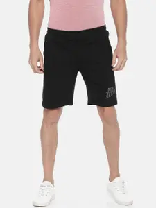 Pepe Jeans Men Black Solid Regular Fit Sports Shorts