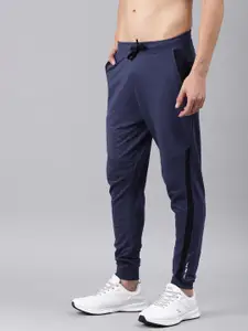HRX by Hrithik Roshan Men Navy Blue Solid Lifestyle Joggers