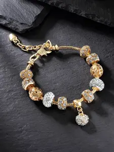 Peora Gold-Toned Brass Cuff Bracelet
