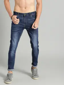Roadster Men Blue Skinny Fit Mid-Rise Clean Look Stretchable Jeans