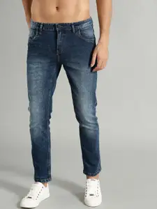 Roadster Men Navy Blue Slim Fit Mid-Rise Clean Look Stretchable Jeans