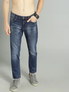 The Roadster Lifestyle Co Men Blue Slim Tapered Fit Mid-Rise Clean Look Stretchable Jeans