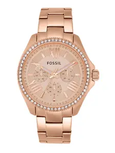 Fossil CECILE Women Rose Gold Analogue Watch AM4483