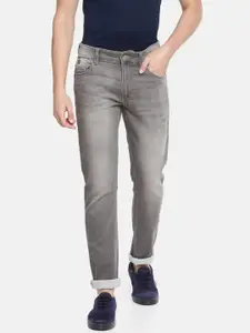 John Players Men Grey Skinny Fit Low-Rise Clean Look Jeans