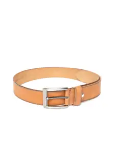 Roadster Men Tan Brown Solid Leather Belt