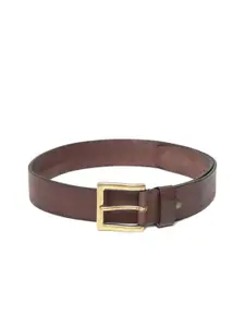 Roadster Men Brown Solid Leather Belt