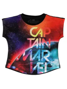 Marvel by Wear Your Mind Girls Multicoloured Printed Top