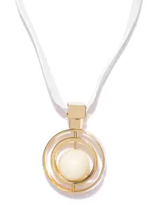 KARATCART White Gold-Plated Necklace