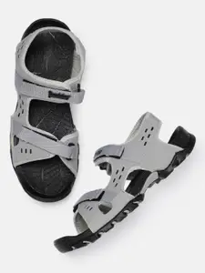The Roadster Lifestyle Co Men Grey Sports Sandals