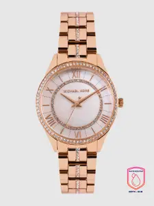 Michael Kors LAURYN Women Off White Analogue Watch MK3716