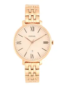 Fossil Women Rose Gold Analogue Watch ES3435