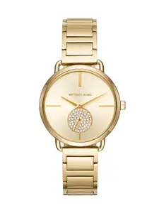 Michael Kors PORTIA Women Gold Analogue Watch MK3639