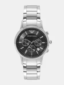 Emporio Armani Men Black Analogue Watch AR2434