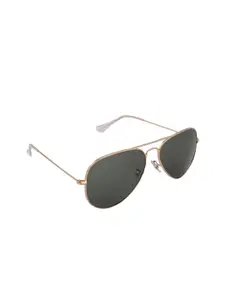 GIO COLLECTION Men Grey Aviator Sunglasses GM6123C05BLK