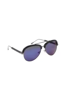 GIO COLLECTION Men Blue Browline Sunglasses GM6164C04