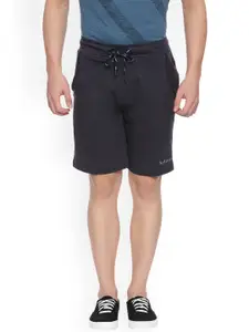 Van Heusen Athleisure Men Solid Smart Tech Easy Stain Release Knit Shorts