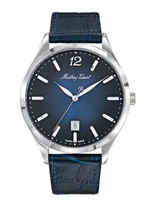 Mathey-Tissot Swiss Made Analog Blue Dial Men's Watch - H411ABU