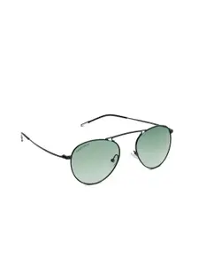 Fastrack Men Oval Sunglasses M228GR1