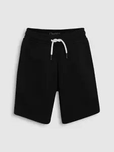 NEXT Boys Black Solid Regular Fit Regular Shorts