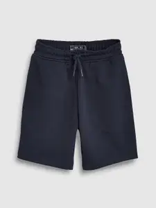 NEXT Boys Navy Blue Solid Regular Fit Sports Shorts