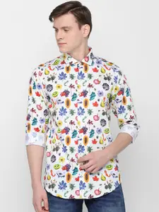 SIMON CARTER LONDON Men Multicoloured Slim Fit Printed Casual Shirt