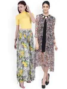 SCORPIUS SCORPIOUS Women Pack of Shrug & Top