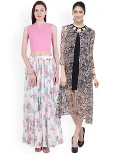 SCORPIUS SCORPIOUS Women Pack of Shrug & Top