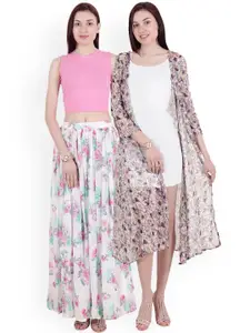 SCORPIUS SCORPIOUS Women Pack of Shrug & Top