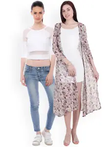 SCORPIUS SCORPIOUS Women Pack of Shrug & Top