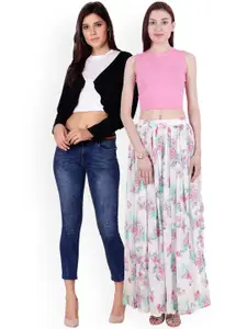 SCORPIUS SCORPIOUS Women Pack of Shrug and Top