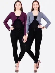 SCORPIUS SCORPIOUS Women Pack of two Shrugs