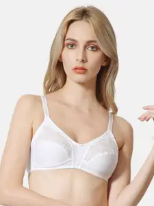 Van Heusen White Lace Non-Wired Non Padded Magic Lift Full Support Everyday Bra ILIBR1ACSSWH11008